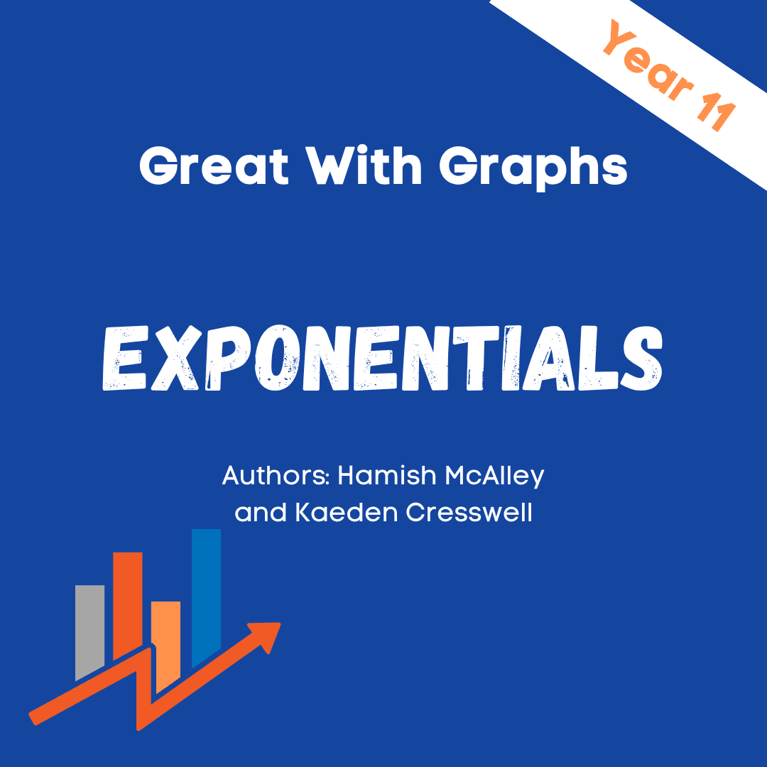 Great with Graphs - Exponentials - Year 11 - 5 modules with 5 assessment quizzes